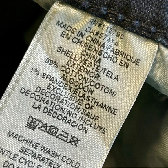 True Religion Sz 33 34 Dark Blue Jeans Rocco Relaxed Slim NWT - Picture 7 of 16